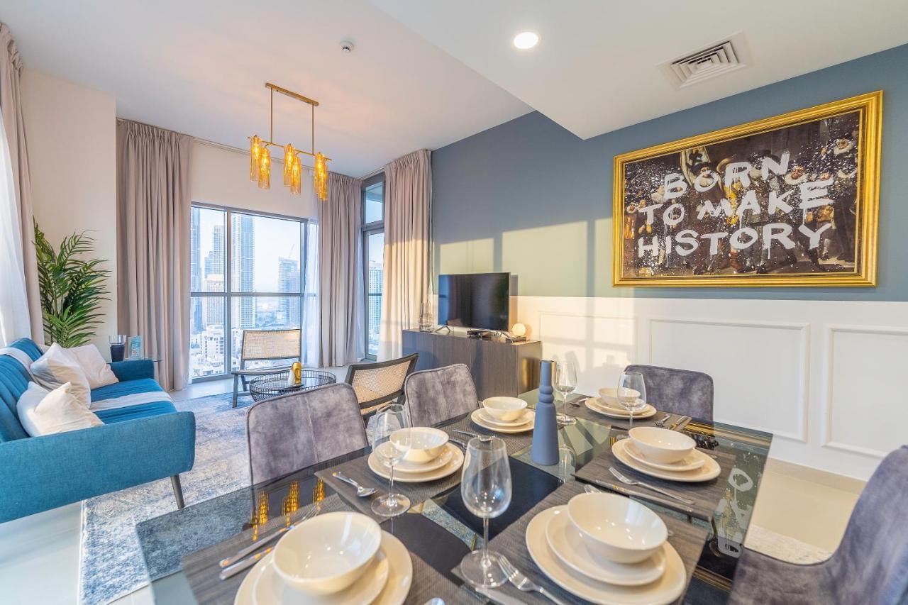 Spacious Art Deco With Burj & Canal Views Апартаменты *